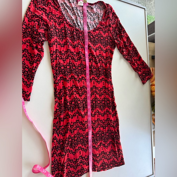 Body Central red and black hearts dress - Picture 3 of 5